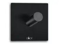 DUPLO háček na ručníky, hranatý, černý - ZACK