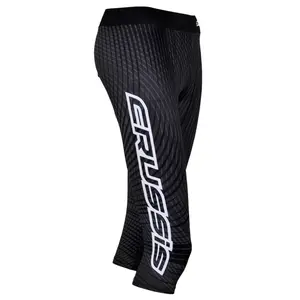 Dámské legíny 3/4 CRUSSIS černá černá S