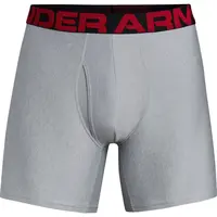 Pánské boxerky Under Armour Tech 6in 2 Pack Mod Gray Light Heather M
