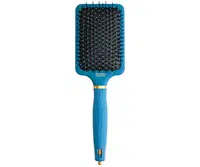 Kartáč na vlasy Olivia Garden NanoThermic Paddle Nylon Peacock (COC-PDL) + dárek zdarma