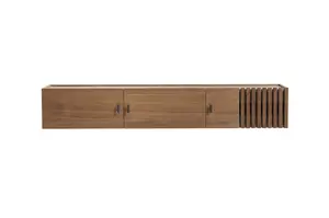 Komoda na zeď "Array", 150 x 53 cm, 2 varianty - Woud Varianta: ořech