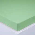 Napínací prostěradlo froté EXCLUSIVE světle zelené 90 x 200 cm