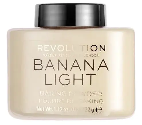 Revolution Transparentní pudr (Loose Baking Powder Banana Light) 32 g