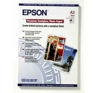 Epson Premium Semigloss Photo Paper S041334 C13S041334, A3, pololesklý, bílý, foto papír