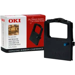 OKI 9002303, černá, originální barvicí páska