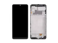 LCD + dotyk + rámeček pro Samsung Galaxy M22, black (Service Pack)