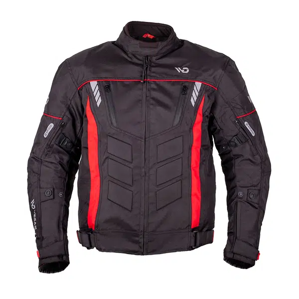 Pánská moto bunda WD Motorsports Vegas 2.0 Black-Red 5XL