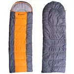 Spací pytel inSPORTline Girio 0°C/-5°C/-10°C levá šedo-oranžová