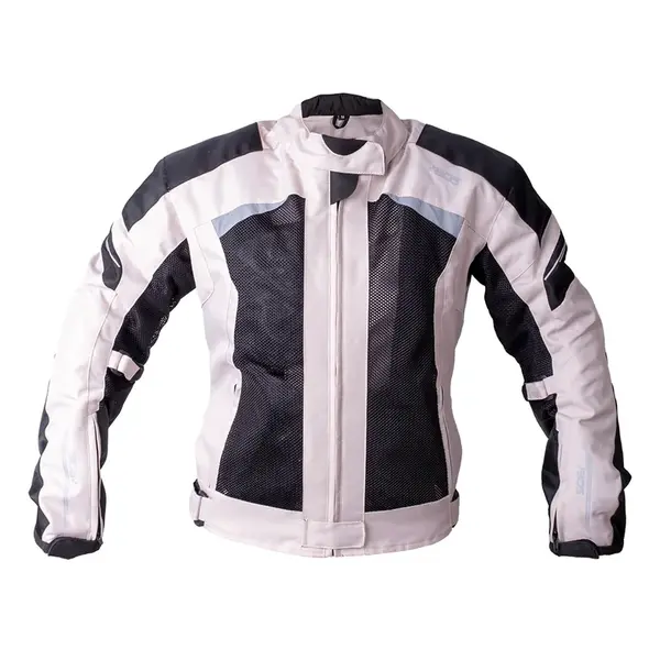 Dámská letní textilní moto bunda BOS Aylin Silver Grey XL