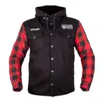 Bunda na chopper W-TEC Black Heart Ruffster černo-červená 3XL