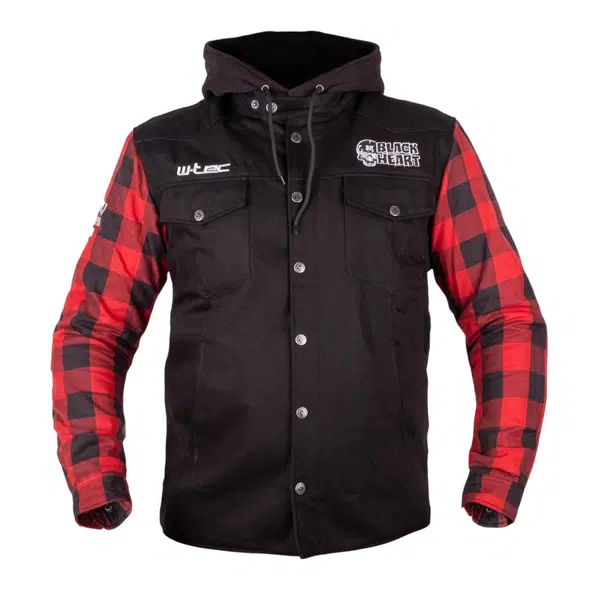 Bunda na chopper W-TEC Black Heart Ruffster černo-červená 3XL