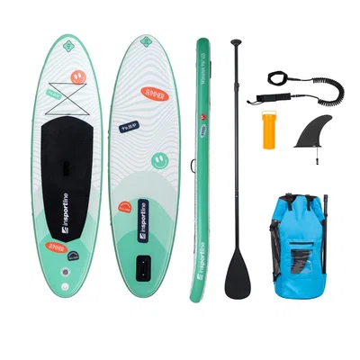 Paddleboard s příslušenstvím inSPORTline Wavelet 9'6" zelená