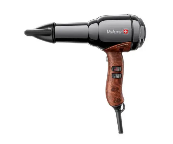 Profesionální fén s ionizátorem Valera Professional Swiss Steel Master - 2100 W, černý chromový (SM588.02RCBL) + dárek zdarma