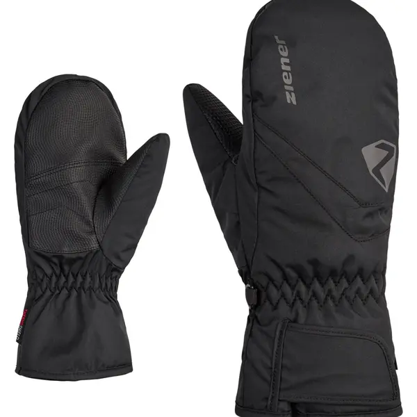 Ziener LORIANO AS® MITTEN JUNIOR 4,5, black Dětské rukavice