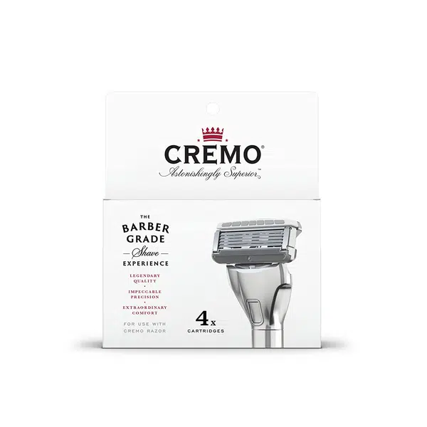 Cremo Náhradní hlavice The Barber Grade 4 ks