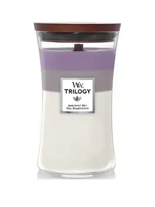 WoodWick Vonná svíčka velká Trilogy Amethyst Sky 609,5 g