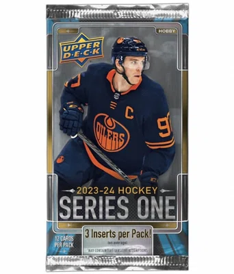 2023-2024 NHL Upper Deck Series One Hobby balíček - hokejové karty