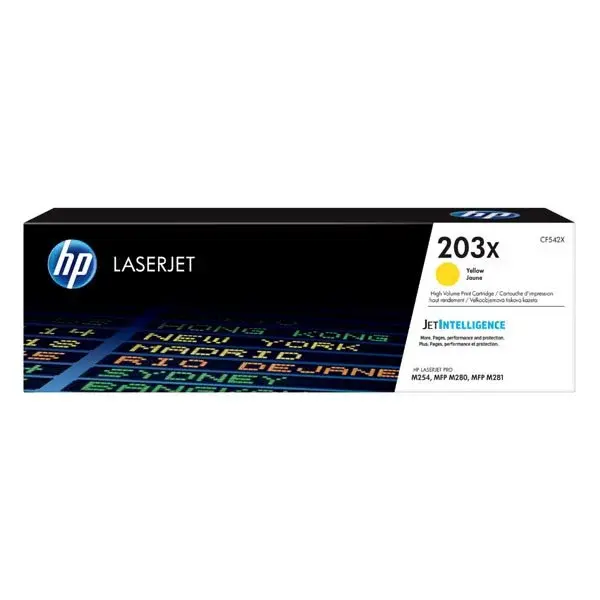 HP 203X CF542X žlutý (yellow) originální toner