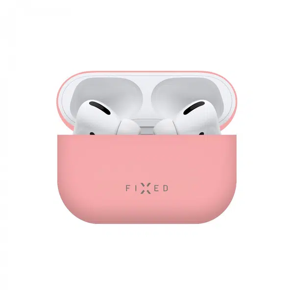 Ultratenké silikonové pouzdro FIXED Silky pro Apple AirPods 4, růžová