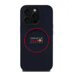 Zadní kryt Red Bull Silicone Red Ring MagSafe pro Apple iPhone 14 Pro, navy