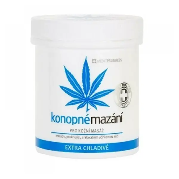 MEDICPROGRESS Konopné mazanie Extra chladivé 250 ml