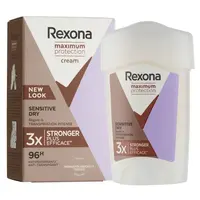 REXONA Woman Maximum Protection Sensitive Dry Tuhý dezodorant 45 ml