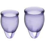 SATISFYER Feel confident lila menštruačný kalíšok fialový