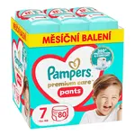 PAMPERS Premium nohavičkové plienky Monthly box S7 80 kusov