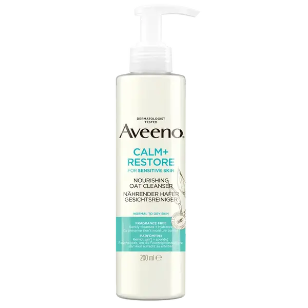 AVEENO Calm+Restore Čistiaci pleťový gél 200 ml