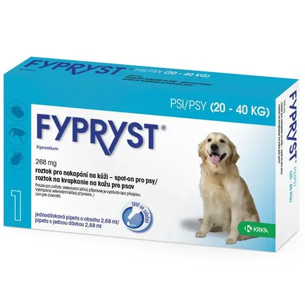 FYPRYST Spot-on pro psy L 20-40 kg 2.68 ml