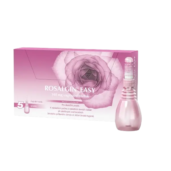 ROSALGIN Easy 140mg vaginální roztok 5 ks
