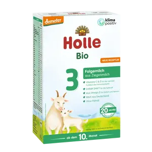 HOLLE bio mléčná výživa pokračovací na bázi kozího mléka 3 od 10. měsíce 400 g