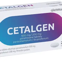 CETALGEN 500mg/200mg, 20 tablet 20 ks