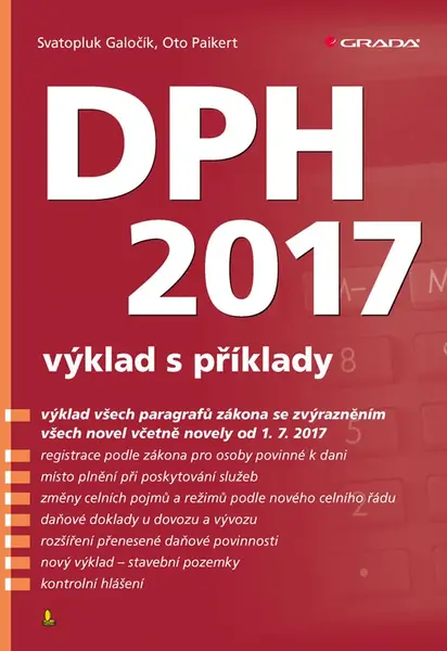 E-kniha: DPH 2017 od Galočík Svatopluk