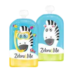 ZEBRA&ME Kapsička na dětskou stravu na opakované použití 2 ks