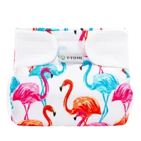 T-TOMI Ortopedické abdukční kalhotky - suchý zip, flamingo 3-6 kg