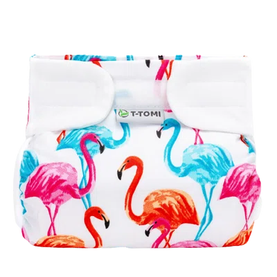 T-TOMI Ortopedické abdukční kalhotky - suchý zip, flamingo 3-6 kg