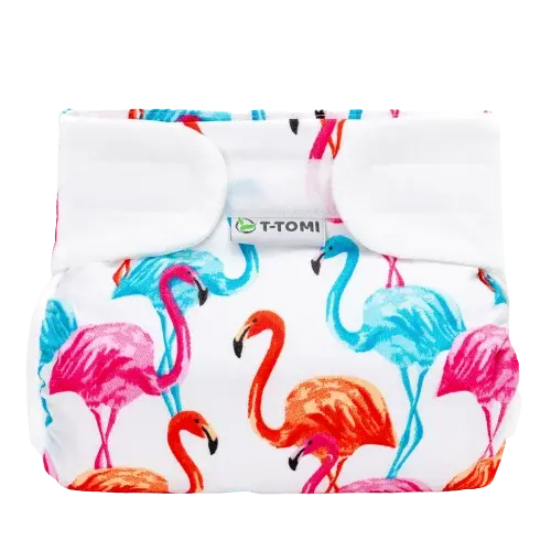 T-TOMI Ortopedické abdukční kalhotky - suchý zip, flamingo 3-6 kg