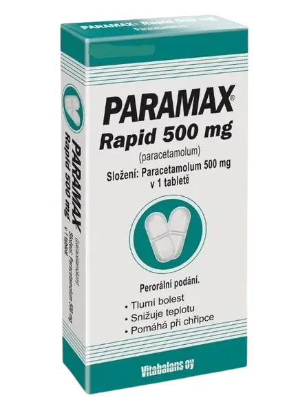 VITABALANS Paramax Rapid 500 mg perorální neobalená forma přípravku 30 tablet