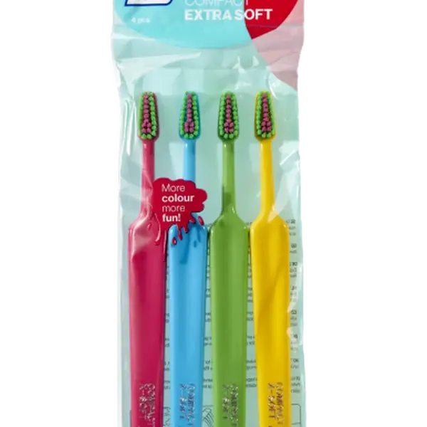 TEPE Zubní kartáčky Colour Compact 4 ks