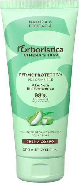 ERBORISTICA Ochranný tělový krém s fermentovanou aloe vera šťávou 200 ml