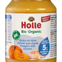 HOLLE bio dětská přesnídávka Dýně s kuřecím masem 190 g