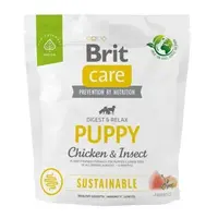 Brit Care Dog Sustainable Puppy Chicken & Insect 1 kg | Granule pro psy