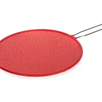 Ochranné síto na pánev Culinaria 28 cm, červené, silikon