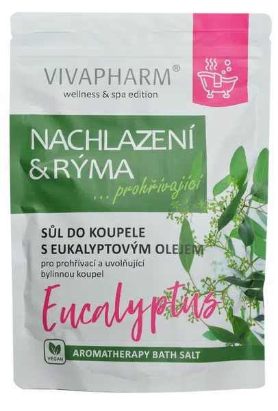 VIVAPHARM Sůl do koupele Nachlazení a rýma 1000 g