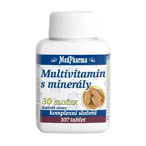 MEDPHARMA Multivitamín s minerály 30 složek 107 tablet