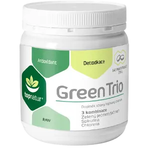 TOPNATUR Green Trio Chlorella+Spirulina+Zelený ječmen 540 tablet