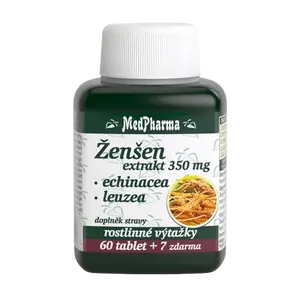MEDPHARMA Ženšen+Echinacea+Leuzea 67 tablet