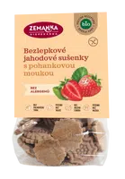 ZEMANKA Bezlepkové pohankovo - jahodové bio sušenky 100 g