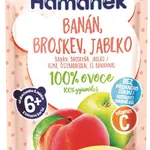 HAMÁNEK kapsička Banán, broskev, jablko 100 g